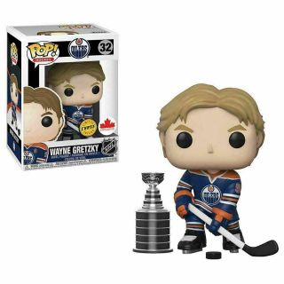 Funko Pop Nhl Hockey 32 Wayne Gretzky Canada Exclusive Chase Figure With Cup