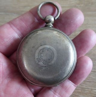 Quality Antique Gents Solid Silver Full Hunter Pocket Watch Case