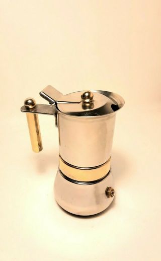 Espresso Maker Inox 18 - 10 Made In Italy - Stove Top Maker