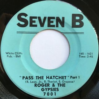 Roger & Gypsies Pass The Hatchet Orleans Soul Funk 45 Hear