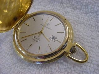 Vintage Gold Fd Antique Art Deco Jules Jurgensen Pocket Watch