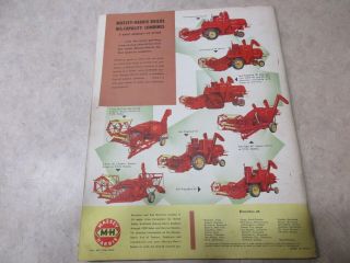 Massey Harris More Power Greater Economy Tractor Buyer ' s Guide Ag Farming 1950s 3