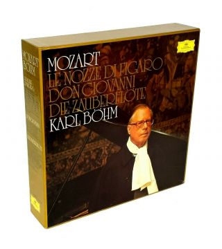 Mozart - Karl Böhm - Le Nozze Di Figaro - Don Giovanni - Die Zauberflote - 11lp Box - D.  G.