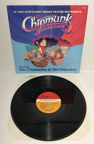 The Chipmunk Adventure Vinyl Record 62526 Chipettes Lp Motion Picture Soundtrack