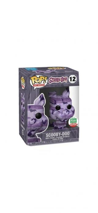 Funko Pop Artist Series Purple Scooby - Doo 12 Limited Ed W/hard Case,  Sorter