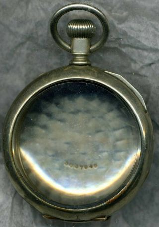 16 Size Silveroid Pocket Watch Case For Early Style 16s Elgin And Related Mvts