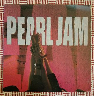 Pearl Jam Ten 1992 Korea Lp Vinyl Unique Cover 11 Track Insert Orig Inner Sleeve