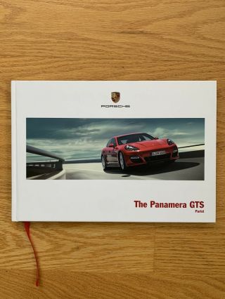 2013 Porsche Panamera Gts Dealer Sales Brochure Hardcover Like 2014 2015