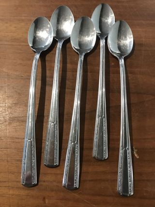 5 Providence Plaza Stainless Flatware Ice Tea Spoons