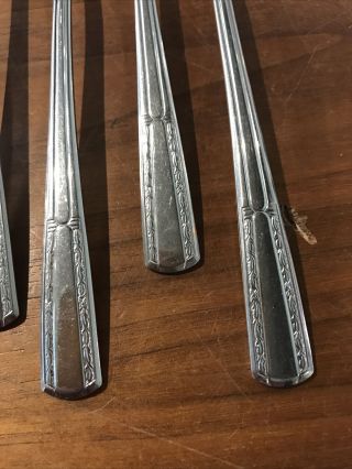 5 Providence Plaza Stainless Flatware Ice Tea Spoons 2