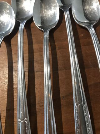 5 Providence Plaza Stainless Flatware Ice Tea Spoons 3