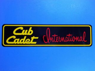 Cub Cadet International Harvester Ih Signs,  Street Sign Lawn Tractor