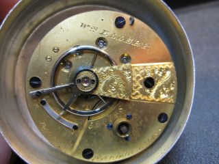 18s Waltham Model 1857 Key Wind Pocket Watch Movement