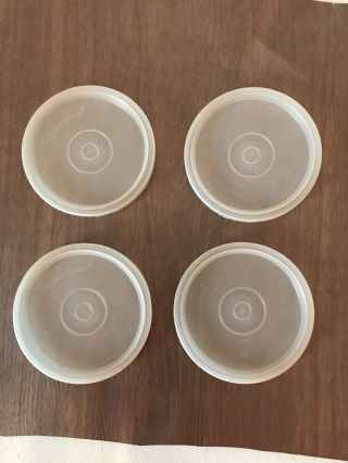 4 Vintage Tupperware Lids For The Mini Kids Toy Bowls 297 - 6