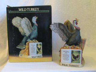 1982 Austin Nichols Large Wild Turkey Lore Series 2 No.  4 Decanter W/ Box
