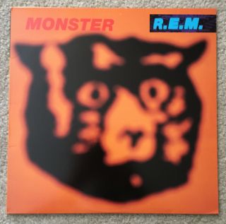Rem - Monster - Vinyl Lp - Vg,  1994 Alt Punk 1st Press W/b 1 - 45740 Insert