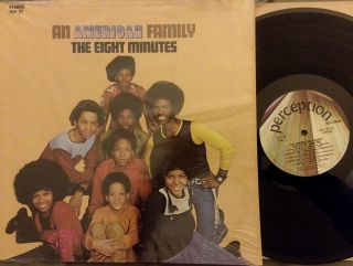 The Eight Minutes - An American Family Lp Vinyl 12 " Plp27 Funk Soul Rare