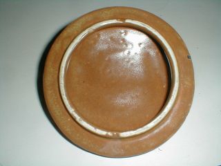 McCoy Pottery Woodsy BROWN OWL 204 USA Ceramic Cookie Jar w Lid 2
