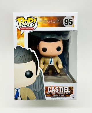 Funko Pop Castiel With Wings 95 Box Creases Supernatural Hot Topic Exclusive