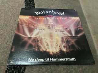 Motorhead - No Sleep Til Hammersmith Vinyl Lp Album Srm - 1 - 4023