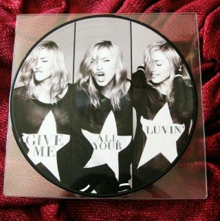 Madonna Vinyl Picture Disc Give Me All Your Luvin 