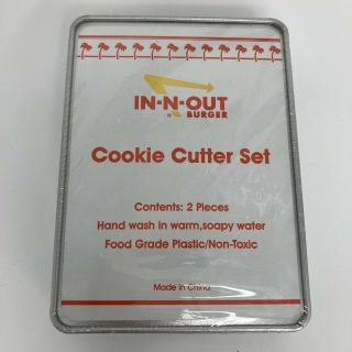 In - N - Out Burger Cookie Cutter Set Nib