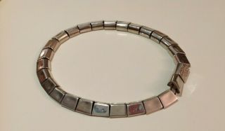 Lovely Antonio Pineda 970 Silver Necklace Mexican Modernist Taxco 3