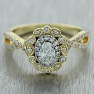 Neil Lane 14k Yellow Gold 0.  80ctw Diamond Engagement Ring