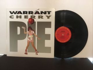 Warrant - Cherry Pie - Vinyl Lp Record Edited Version Columbia 1p 8056 Ex/nm