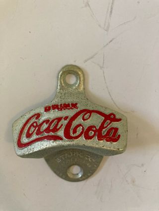 Vintage Starr X Coca Cola Bottle Opener Wall Mount