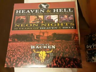 Heaven & Hell Dio Iommi (2lps) New/sealed Double Vinyl Black Sabbath Live Wacken