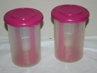 Tupperware Two Pick A Deli Small Round 2c Pickle Keeper Container