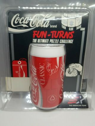 Coca Cola 1992 Fun Turns Puzzle In Packaging