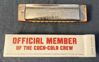 Vintage Coca Cola Soda Pop Coke Harmonica Instrument 20 Yrs Old N Box