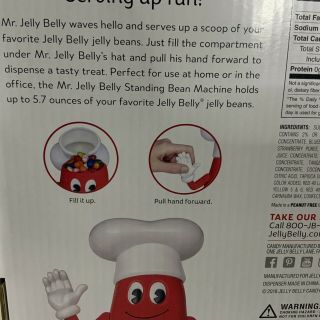 Mr Jelly Belly Standing Bean Machine Jellybean Candy Dispenser 3