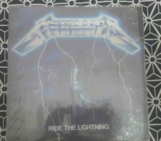 Metallica Ride The Lightinin Lp 1984 Megaforce Elektra Near Shrink