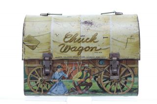 1958 Aladdin Chuck Wagon Dome Top Lunch Box