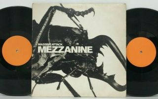 Massive Attack - Mezzanine 2lp 1998 Eu Orig Tricky Portishead Trip Hop Vinyl