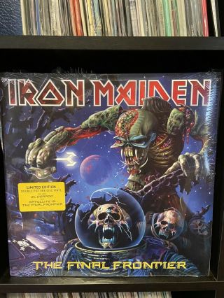 Iron Maiden Final Frontier Limited Edition Double Picture Disc Metal Rock