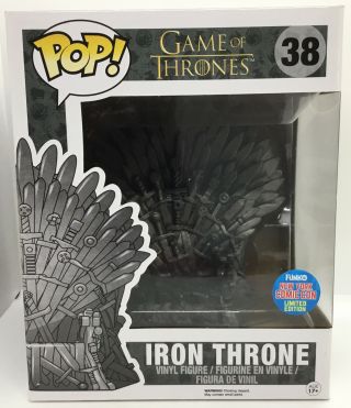 Funko Pop Game Of Thrones Iron Throne Nycc Exclusive