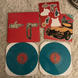 Rtj2 [lp] By Run The Jewels Teal Vinyl W/ Posted And Stickers (incomplete)