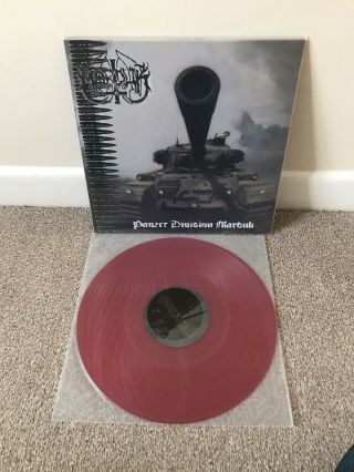 Panzer Division Marduk Vinyl Lp Red Black Metal Mayhem Darkthrone
