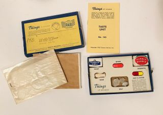 Ultra Rare 1950s Topps Bazooka Double Bubble Gum Fleers Science Taste Kit Sugar