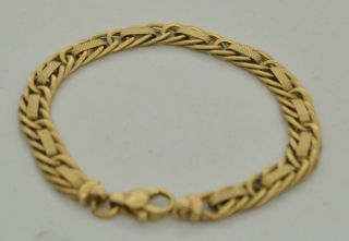 Bw82 14k Yellow Gold Vintage Oval Link Lady 