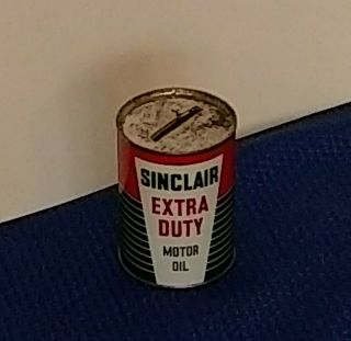 Vintage Metal Sinclair Extra Duty Oil Bank