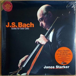 Janos Starker Bach 6 Suites For Solo Cello / 3lp First Released Vinyl /