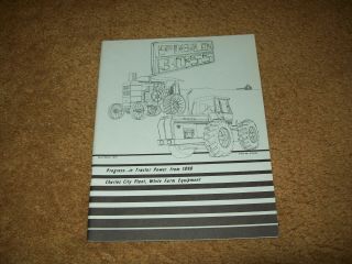 1975 White Farm Tractor Equipment Progress In Power Brochure Oliver Hart Parr