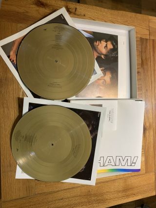 Wham ‘The Final’ Box Set 2 x GOLD Vinyl Records & 2