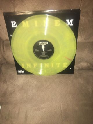Eminem Infinite Lp Limited Edition Yellow Vinyl France,  Fastest Ship,