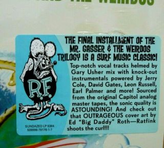 SURFINK Mr.  Gasser and the Weirdos Limited Edition LP RSD OOP Surf 2